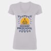 Ladies' SoftStyle® 4.5 oz. Fitted V-Neck T-Shirt Thumbnail